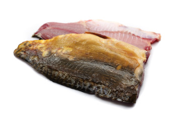 Filet z karpia na białym tle. © foodandcook