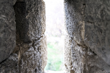 the crack in the wall