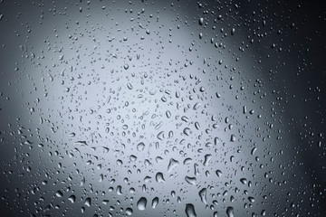 Water drops on dark wall and light, water drop for background and design