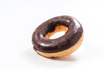 Donuts on a white background.