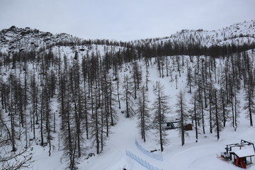winter mountain landscape