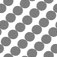 Fototapeta na wymiar Design seamless spiral pattern