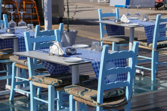 Tavern on the beach promenade Paphos - Cyprus