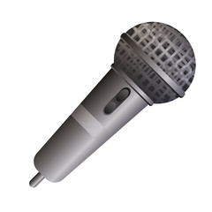 microphone isolated vector