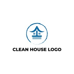 Clear House Logo Vector, Illustration.