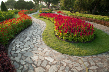 Pathway in the park.