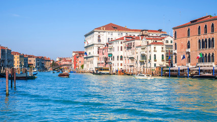Italy, Venice. View of the Grand Canal in Venice