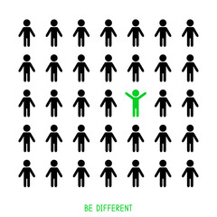 Be different.