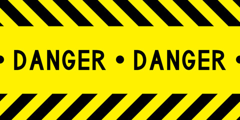 Danger tape.