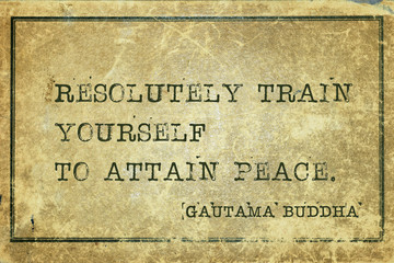 attain peace Buddha