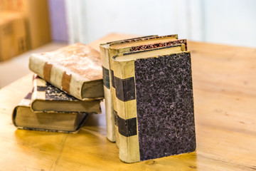 OLD BOOKS IN ANTIQUES FAIR