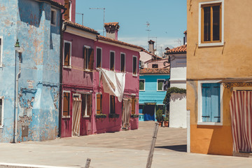 Fototapeta na wymiar Murano bunte Häuser