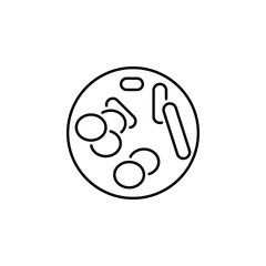 human organ chromosome outline icon. Signs and symbols can be used for web, logo, mobile app, UI, UX