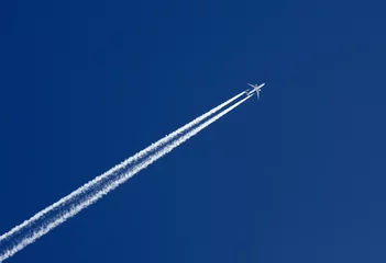 Fotobehang Plane in the sky © Xalanx