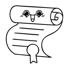 line drawing cartoon contract