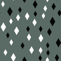 Seamless vector EPS 10 Abstract geometric pattern with rhombus. Multicolor Figures