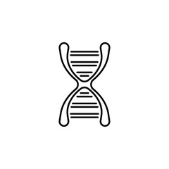 human organ dna sequence outline icon. Signs and symbols can be used for web, logo, mobile app, UI, UX