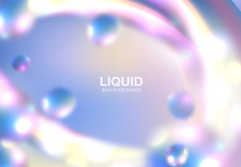 horizontal abstract holographic texture design for pattern and background