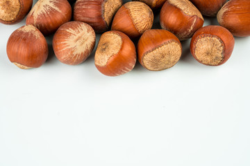 shelled hazel nuts