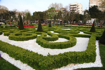 Goztepe Garden Park in Istanbul, Turkey.