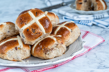 Hot cross buns - traditional Easter food