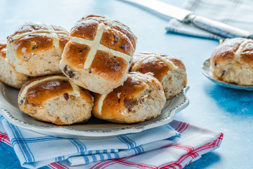 Hot cross buns - traditional Easter food