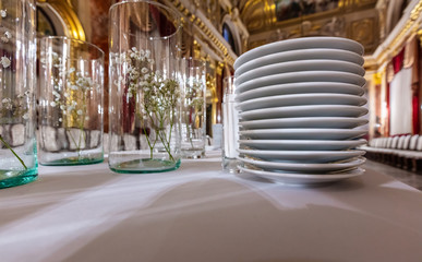 decoration of buffet table