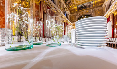 decoration of buffet table