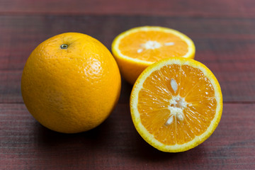 Naranja jugosa fresca