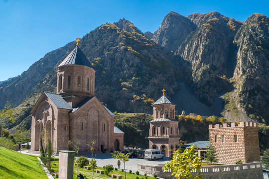 Archangel Monastery Complex located in the Dariali Gorge
