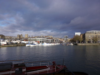 Fototapeta na wymiar Bristol Harbourside general panorama