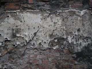 An abstract background of distressed medieval walls