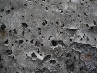 An abstract background of distressed medieval walls