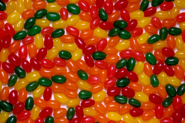 background of colorful jellybean candy