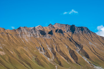 Fototapeta na wymiar Beautifull mountains of caucasus in Dariali Gorge, Georgia