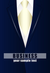 Business card template. Business suit background. Modern Business jacket brochure. Vector Illustration.