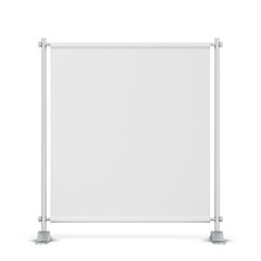Blank backdrop banner mockup