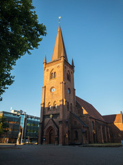 St. Nicolai Church in Vejle, Denmark is a Lutheran church. The building is dating to the 13th century.