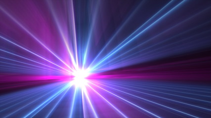 Abstract colorful blurred pink and blue star explosion flare 4k wallpaper