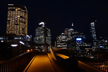 Perth Skyline by Night