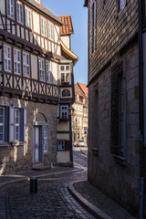 old timbered houses