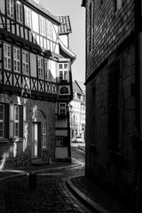 old timbered houses