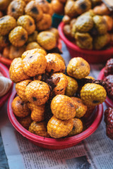 KUCHING / SARAWAK  / MALAYSIA / JUNE 2014: Local street food market