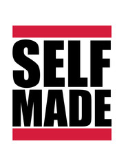 Fototapeta premium self made millionär reich geld verdienen selbstständig unternehmer erfolgreich viel wohlhabend euro dollar sparen konto geldscheine logo design