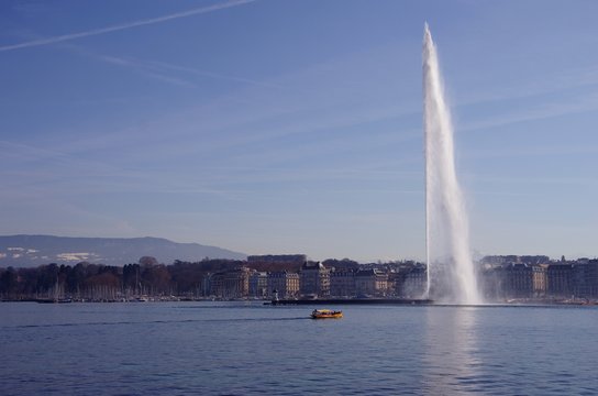 jet d'eau lac léman Genève suisse