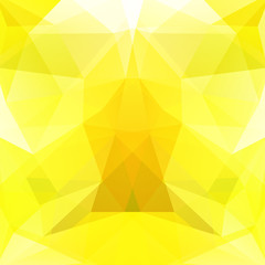 Abstract yellow mosaic background. Triangle geometric background. Design elements. Vector illustration