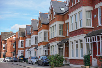 Obraz premium colorful houses in london