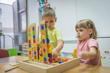 Fototapeta premium Montessori concept