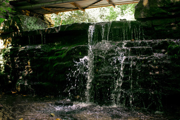 Cascade Over Rocks, Crystal Bridges, Bentonville, AR