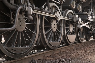 Steam Locomotive Closeup
